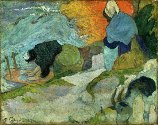 Washerwomen in Arles Paul Gauguin