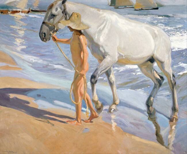 Washing the Horse Joaquin Sorolla y Bastida
