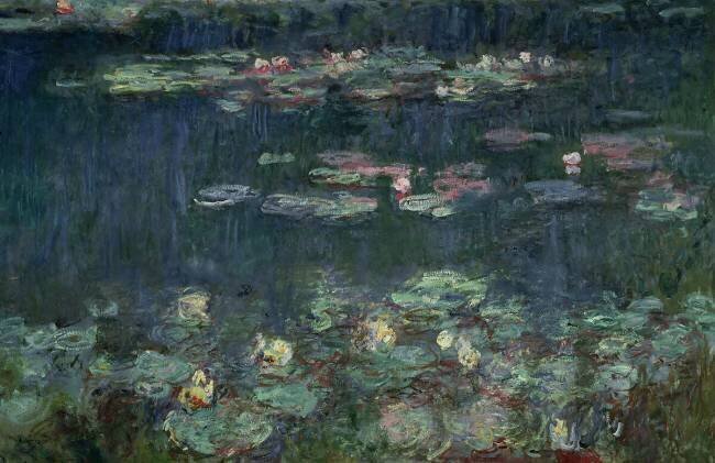Waterlilies: Green Reflections Claude Monet