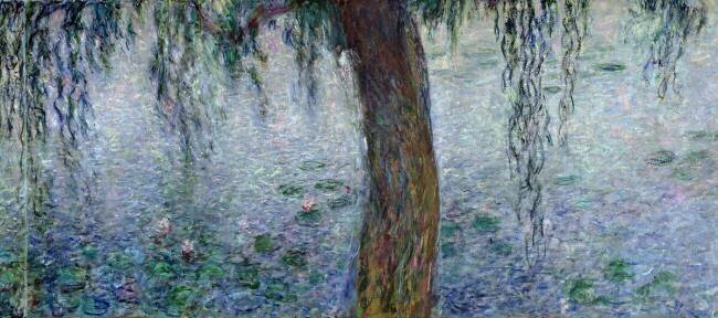Waterlilies: Morning with Weeping Willows Claude Monet