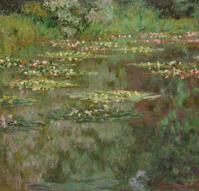 Waterlilies or The Water Lily Pond Claude Monet