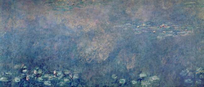 Waterlilies: Two Weeping Willows Claude Monet