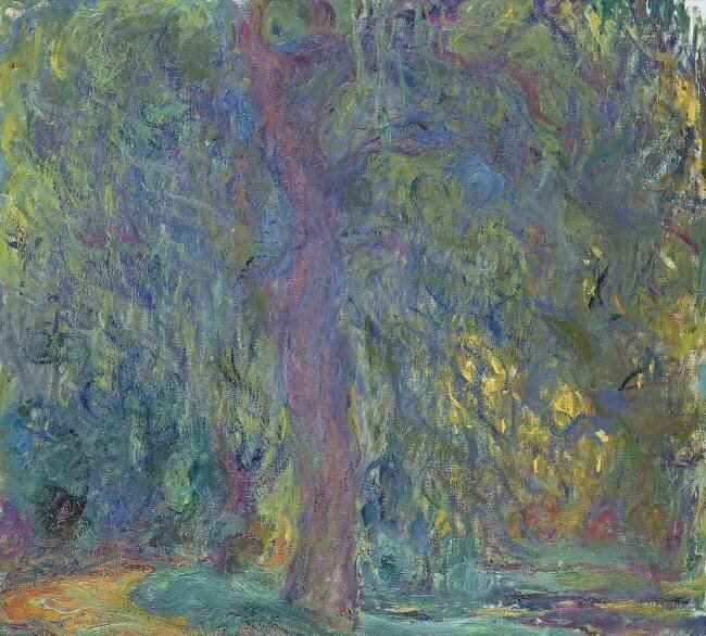 Weeping Willow Claude Monet