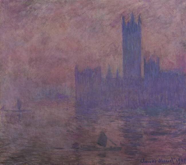 Westminster tower Claude Monet