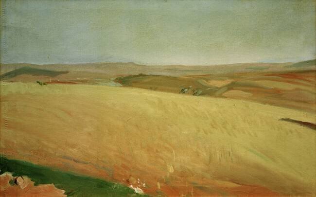 Wheat fields in Castile Joaquin Sorolla y Bastida