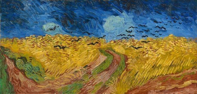Wheatfield with Crows Vincent van Gogh