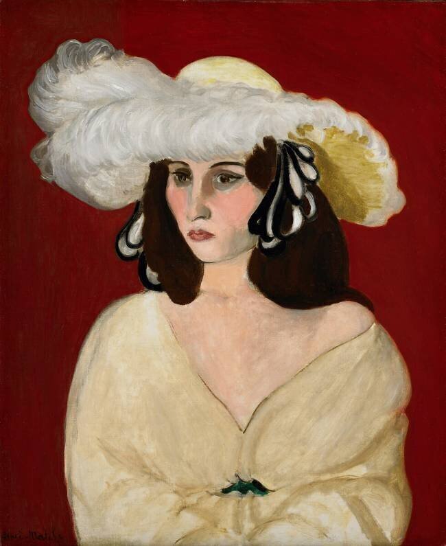 White Plumes Henri Matisse