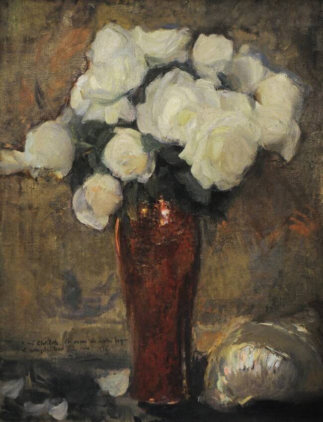 White Roses  Joaquin Sorolla y Bastida