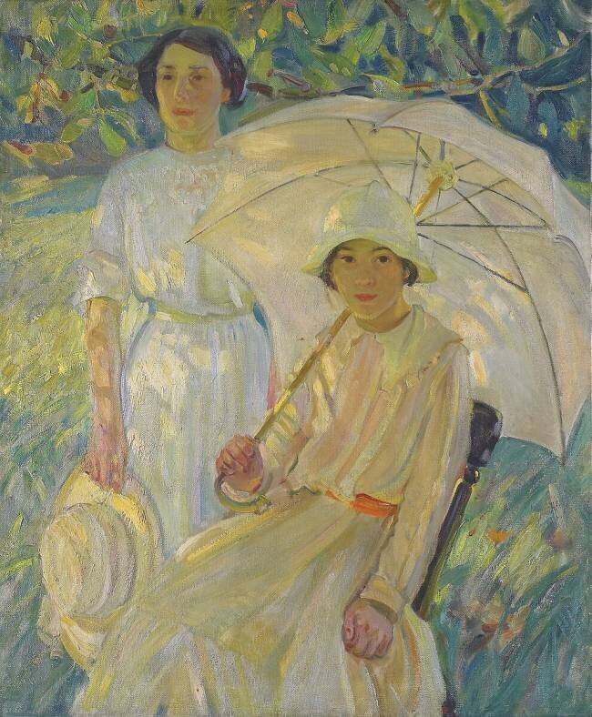 White Sunshade #2 Helen Galloway McNicoll