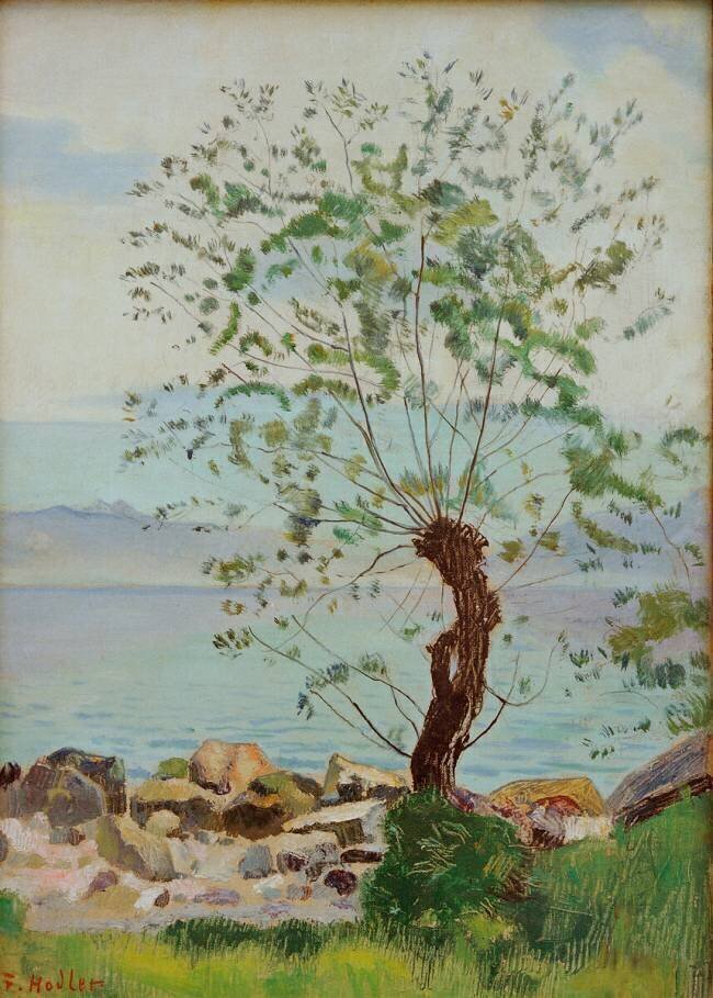 Willow at the Lake Ferdinand Hodler