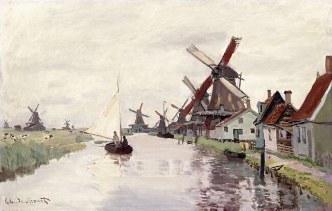 Windmill in Holland Claude Monet