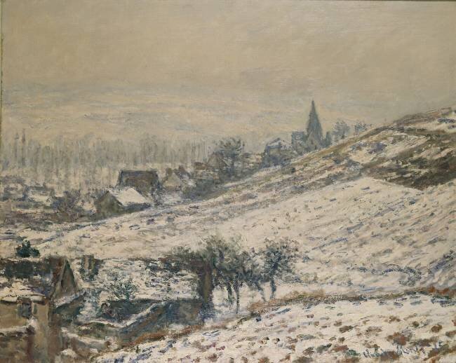 Winter in Giverny Claude Monet