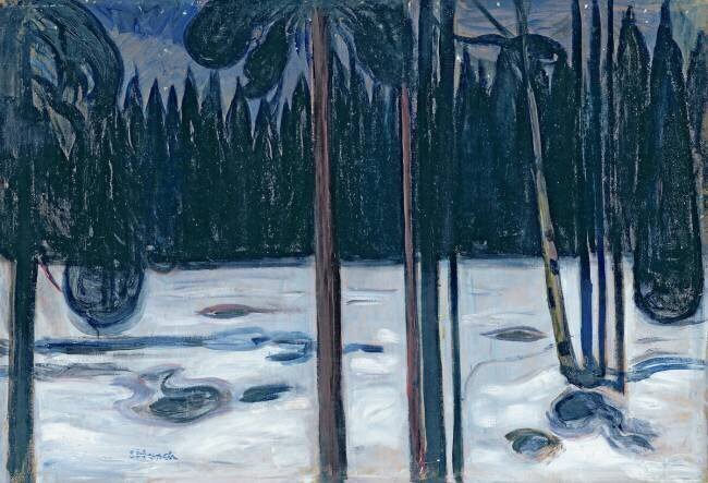 Winter Landscape Edvard Munch