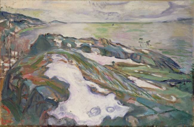 Winter Landscape Edvard Munch