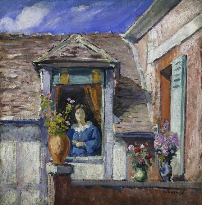 Woman at the window Henri Lebasque