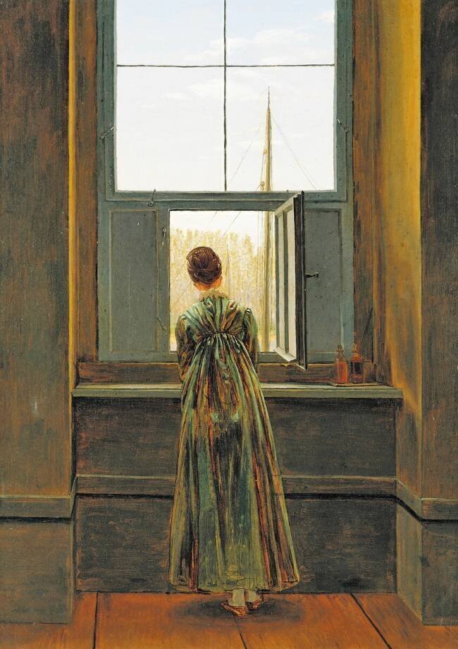 Woman at the Window Caspar David Friedrich