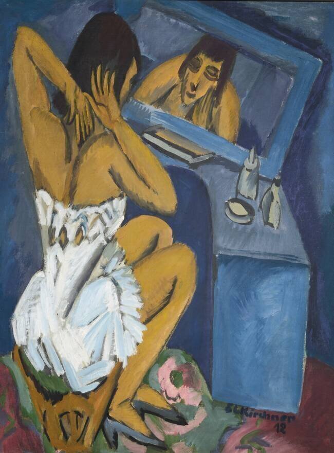 Woman before the Mirror Ernst Ludwig Kirchner