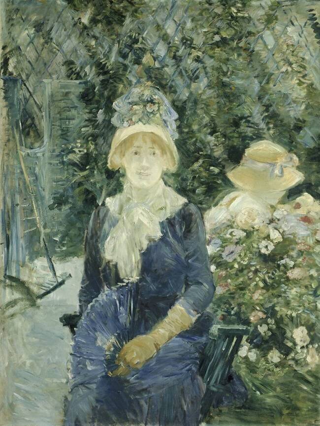 Woman in a Garden Berthe Morisot