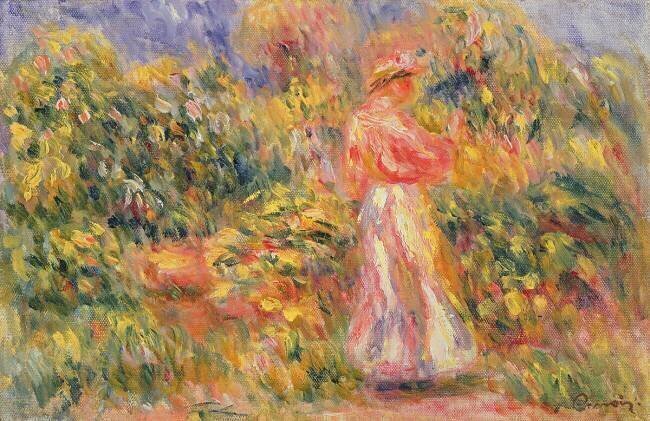 Woman in a Landscape Auguste Renoir