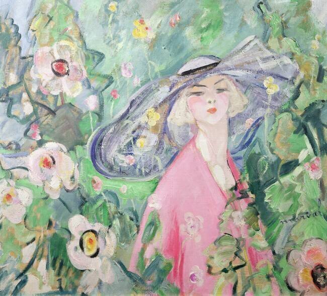 Woman in Hat Jacqueline Marval