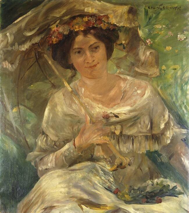 Woman in the Sunshine Lovis Corinth