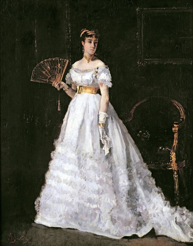 Woman in White Alfred Stevens
