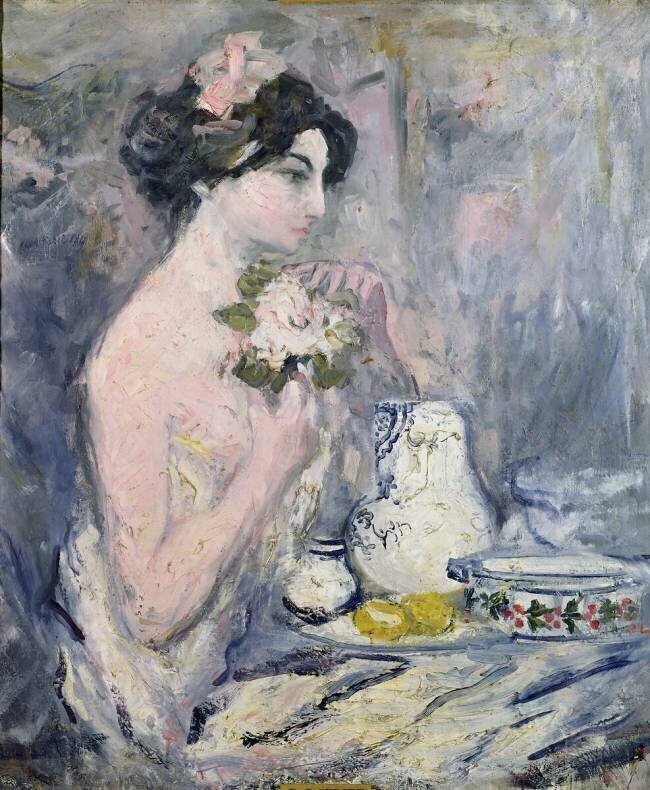 Woman with a Bouquet Pierre Laprade