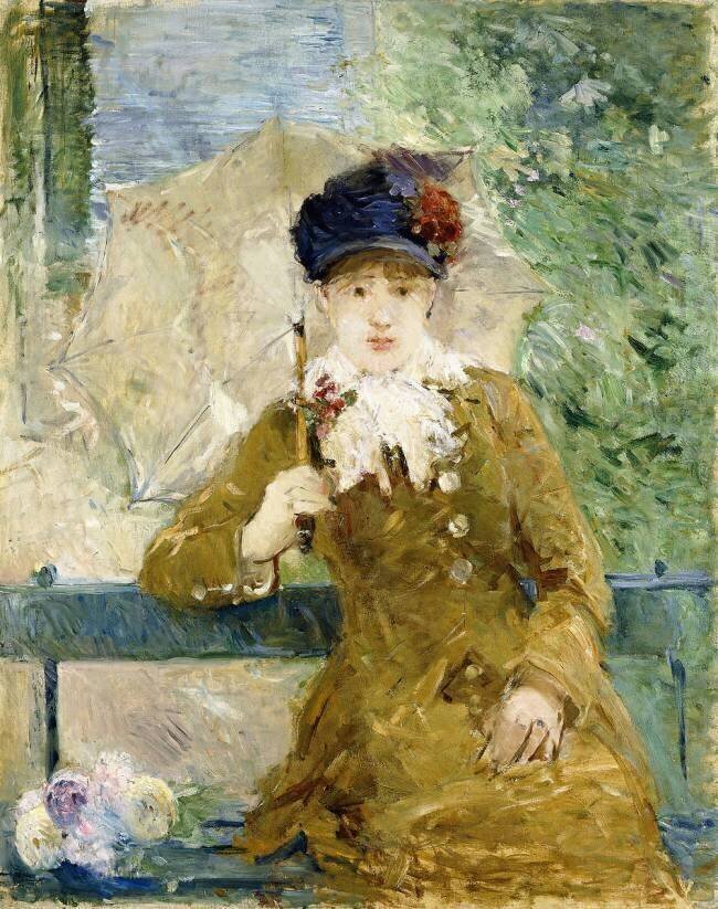 Woman with an Umbrella Berthe Morisot