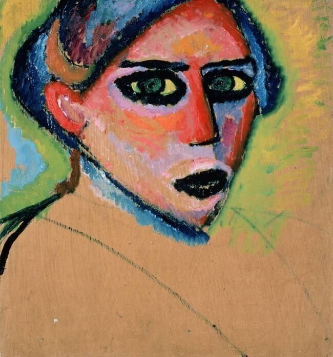Woman's head Alexej von Jawlensky