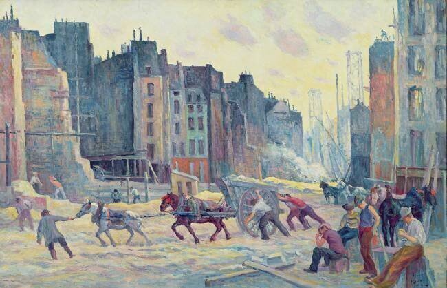 Work in the Rue Reaumur Maximilien Luce