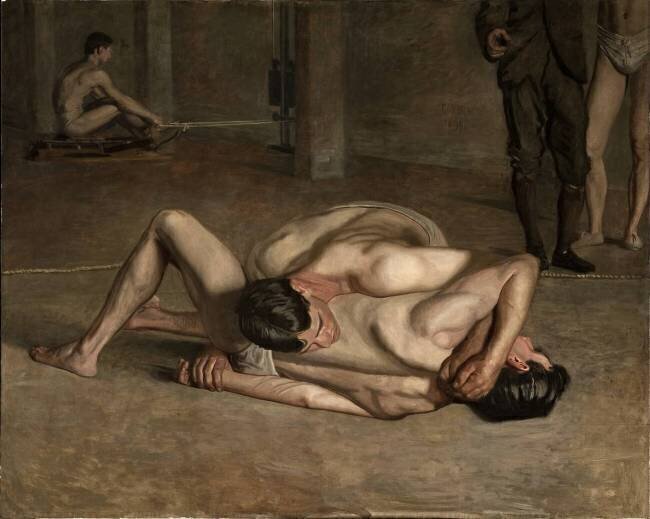 Wrestlers Thomas Eakins