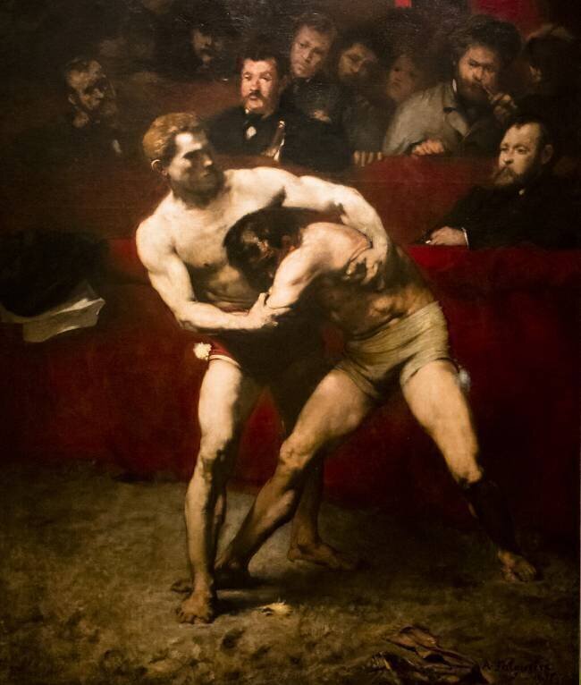 Wrestlers Alexandre Falguière
