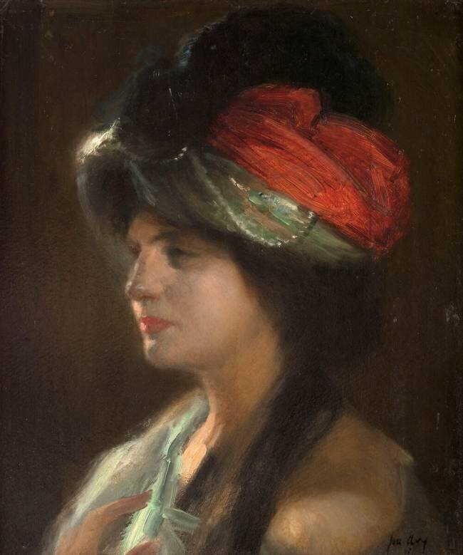 Yamila au turban Joseph Marius Avy
