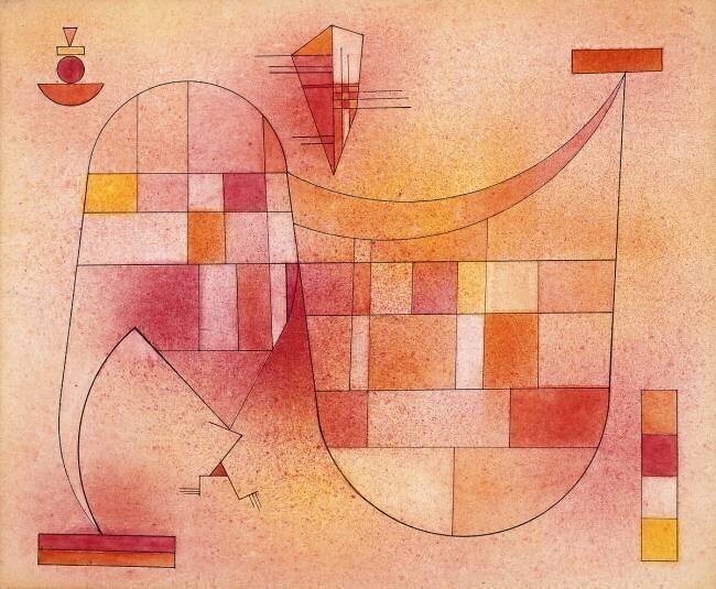 Yellow Pink Wassily Kandinsky