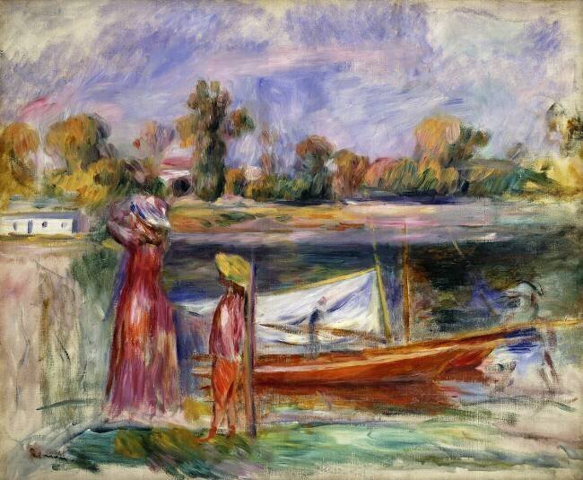 Young Girls in Argenteuil Auguste Renoir