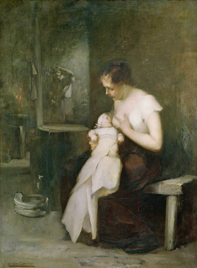 Young Mother Eugène Carrière