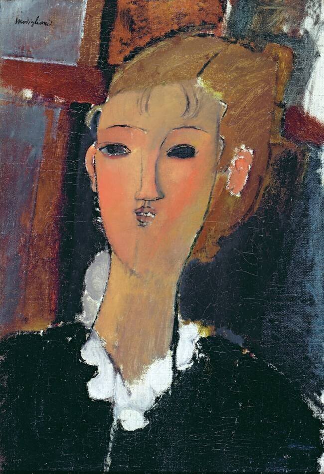 Young Woman in a Small Ruff Amedeo Modigliani