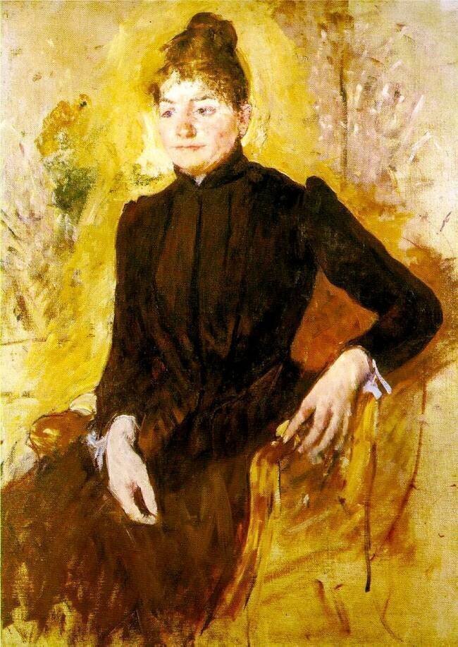 Young Woman in Black Mary Cassatt
