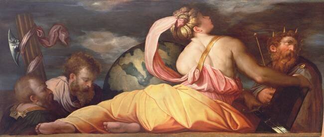 Allégorie de la Géographie Giorgio Vasari