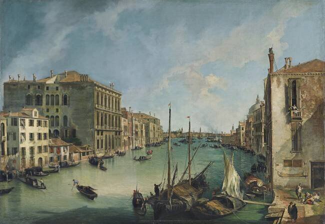  The Grand Canal from San Vio, Venice Canaletto