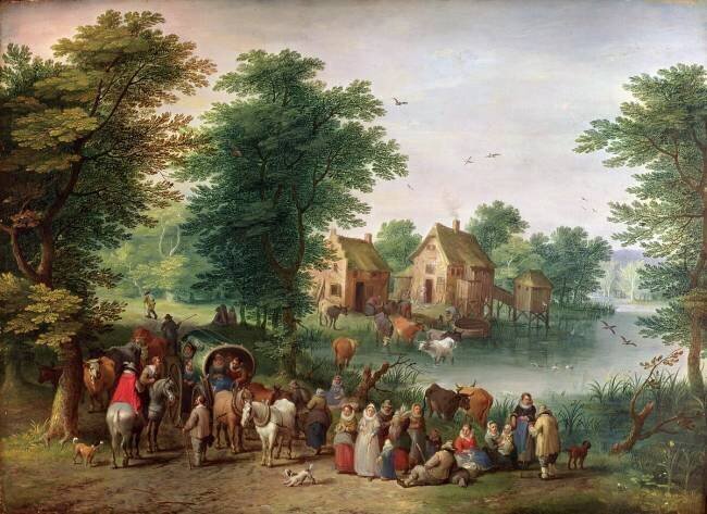 A Fair Jan Brueghel the Elder
