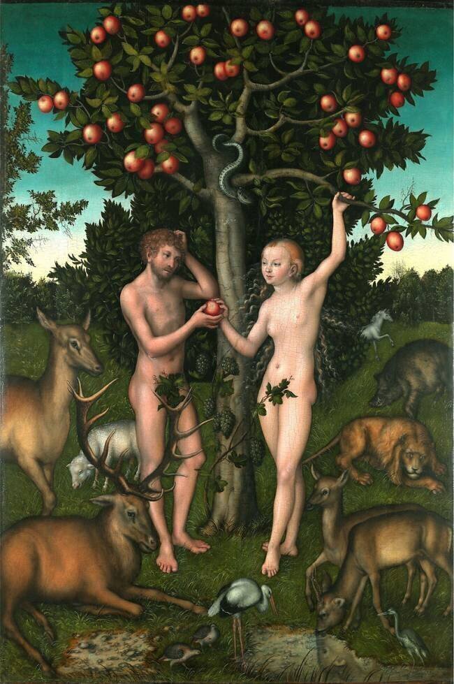 Adam and Eve Lucas Cranach the Elder