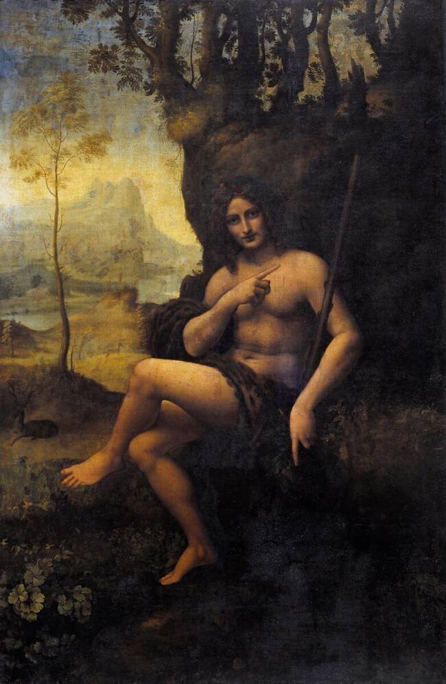 Bacchus Leonardo da Vinci (school of)