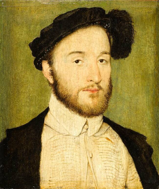 Charles de la Rochefoucauld, comte de Randan (1523-1562) Corneille de Lyon