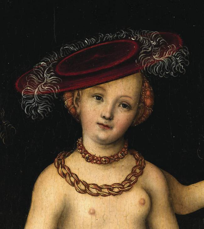 Détail - Les trois Grâces Lucas Cranach the Elder