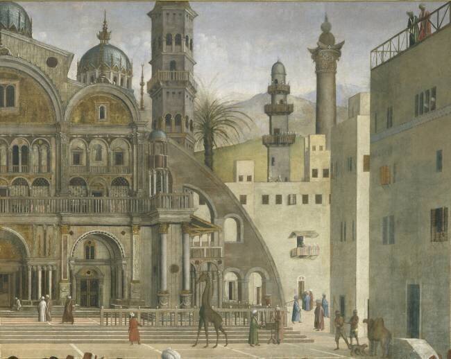 Detail of Saint Mark in Alexandria Giovanni Bellini