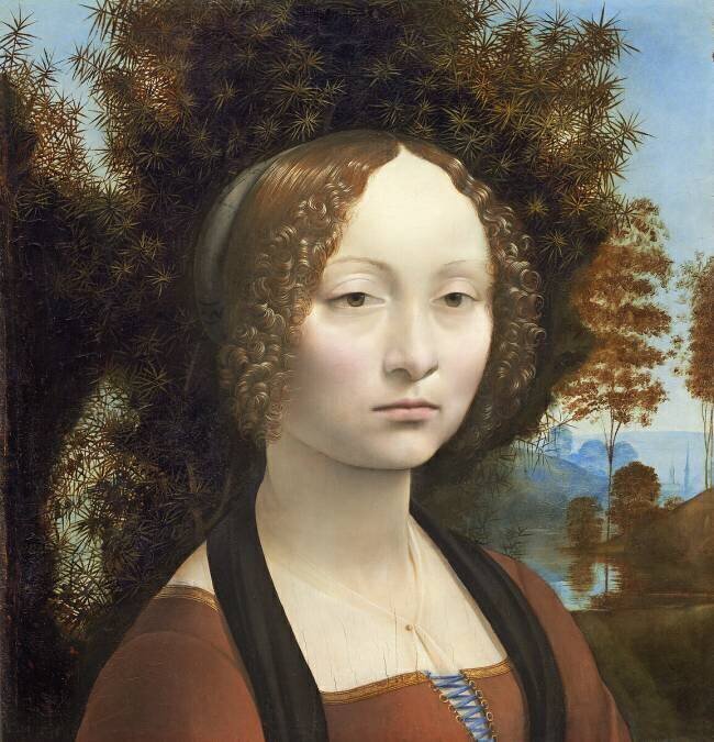 Ginevra de' Benci Leonardo da Vinci