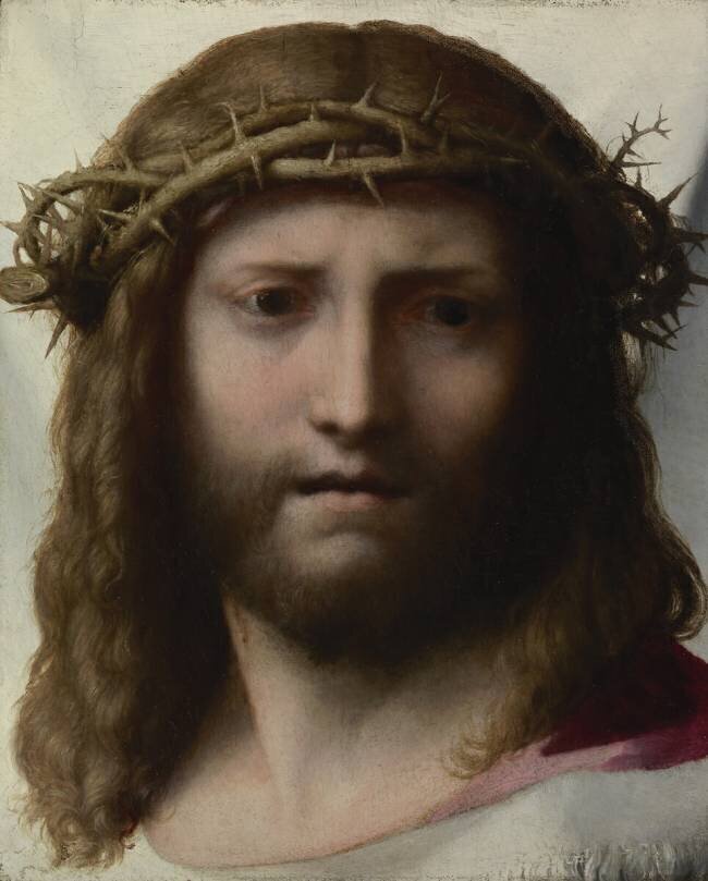 Head of Christ Antonio da Correggio