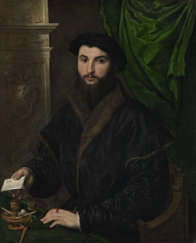Hieronymus Kraffter (ou Crofft, marchand d'Augsbourg) Paris Bordone