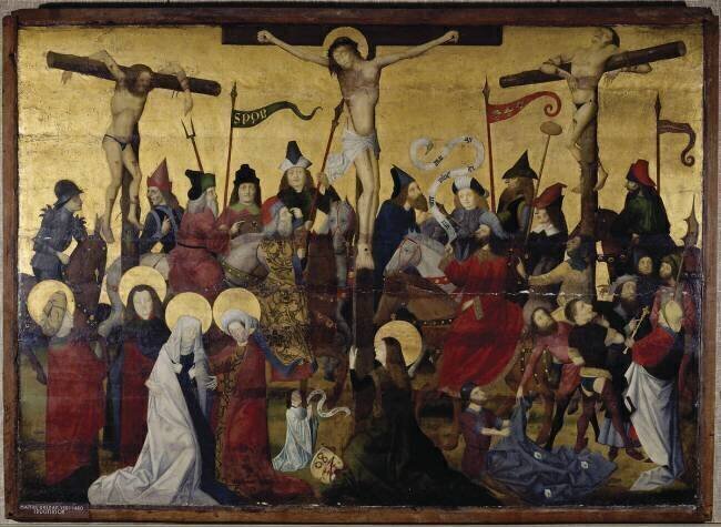 La Crucifixion Maître du Rhin Moyen
